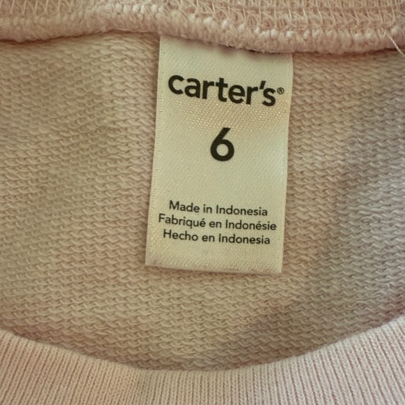 Carter's Light Pink Knit Top - Picture 2 of 3